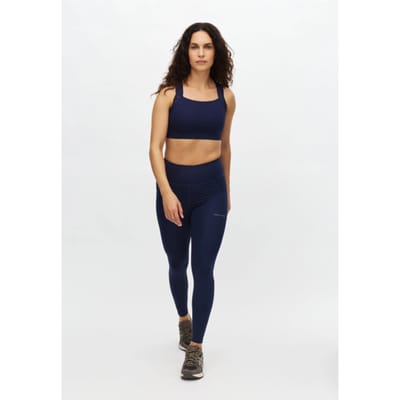 RÖHNISCH - flattering high waist tights - Lange trainingslegging dames - Donkerblauw