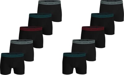 Björn Borg - Premium - 10-Pack - Boxershorts - Heren - Onderbroeken - Smalle Band - Zwart - Maat L
