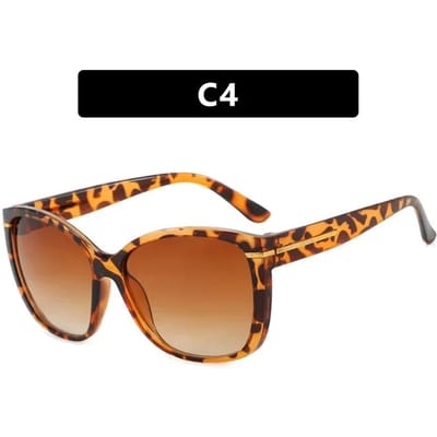 Lunettes de soleil neutres élégantes à monture large style classique haut de gamme protection UV400 protection des yeux lunettes de soleil pour extérieur conduite voyage lunettes de soleil