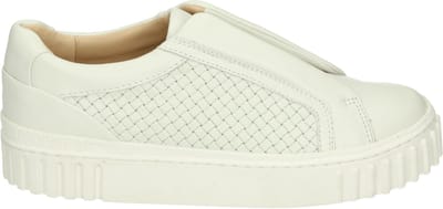 Clarks - MAYHILL BAY - Instappers - Kleur: Wit/beige - Maat: 38.5