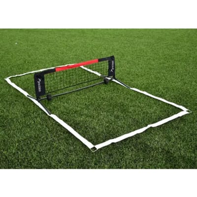 Precision Voettennisset Mini 1,2 X 2,5 M Zwart/wit 7-delig
