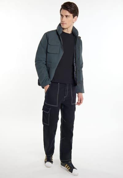 Mo Gewatteerde blouson Heren Houtskool