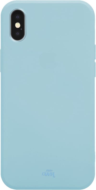 xoxo Wildhearts siliconen hoesje geschikt voor iPhone XS Max - Blauw gekleurd hoesje - Pantone kleur - Backcover - verkrijgbaar in verschillende kleuren - Blauw
