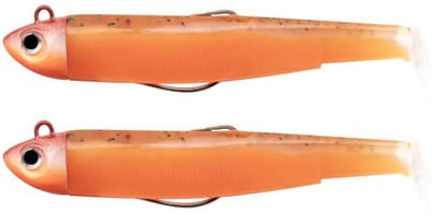 Fiiish Double Combo Black Minnow 105 Orange Glow 12 Gram 2 Stuks