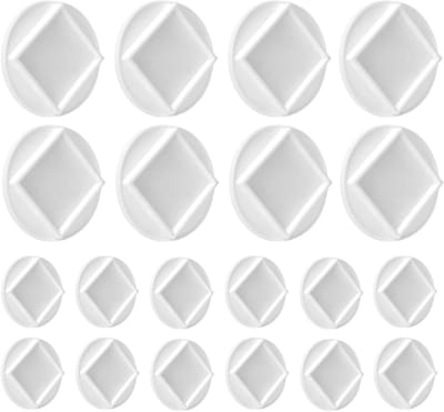 Hydrocultuur Pod Covers - Plantenkweek Covers - Indoor Tuinieren - UV-bestendig Materiaal - 20 Stuks - Zwart