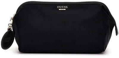 GUESS Toilettas Follie Travel Large Pouch Black Zwart