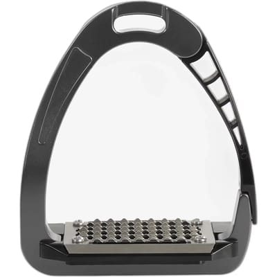 Acavallo Beugels Acavallo Arena Alupro Charcoal - 12cm | Rood | Stijgbeugels en Beugelriemen