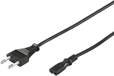Pro Voedingskabel C7 (2 pins) - Zwart - 1.8m - Recht