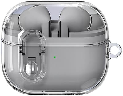 Dailygoods - Beschermhoes - Ultradun - Transparant - Draagbaar - Valbescherming - Geschikt voor Samsung Galaxy Buds 3/3 Pro - 20 g