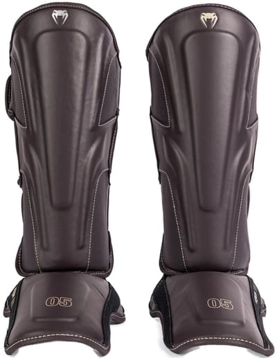 Venum Impact Evo Kickboks Scheenbeschermers Chocolate - M
