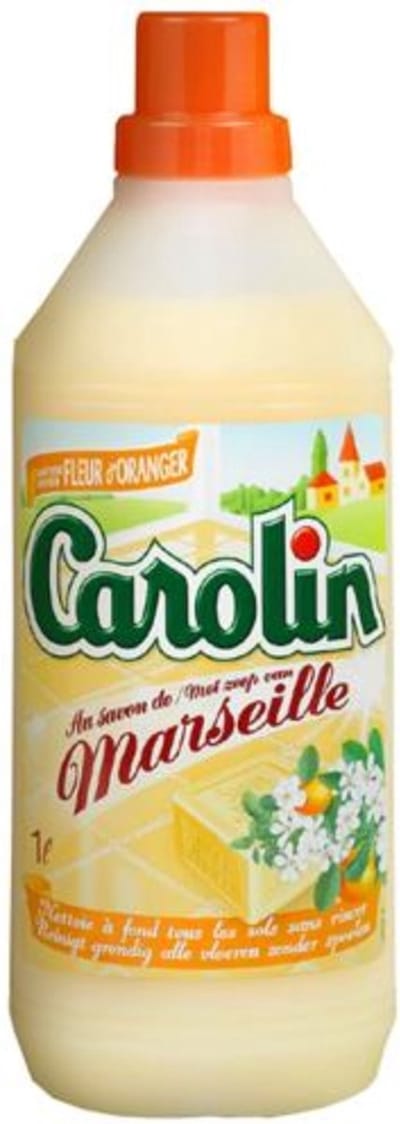 Carolin - Vloerreinigingsmiddel - Vloerreiniger met Marseillezeep - Oranje Bloesem - 1 L - Voordeelverpakking - 2 stuks