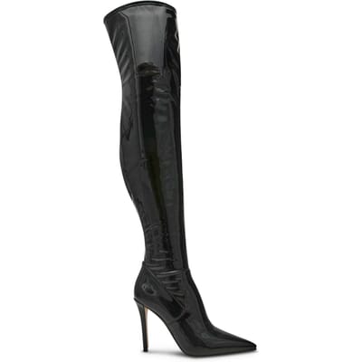 Steve Madden Eventful Boots Black Patent Taglia: 36 | Tacchi Alti Outlet | Donna | Nero