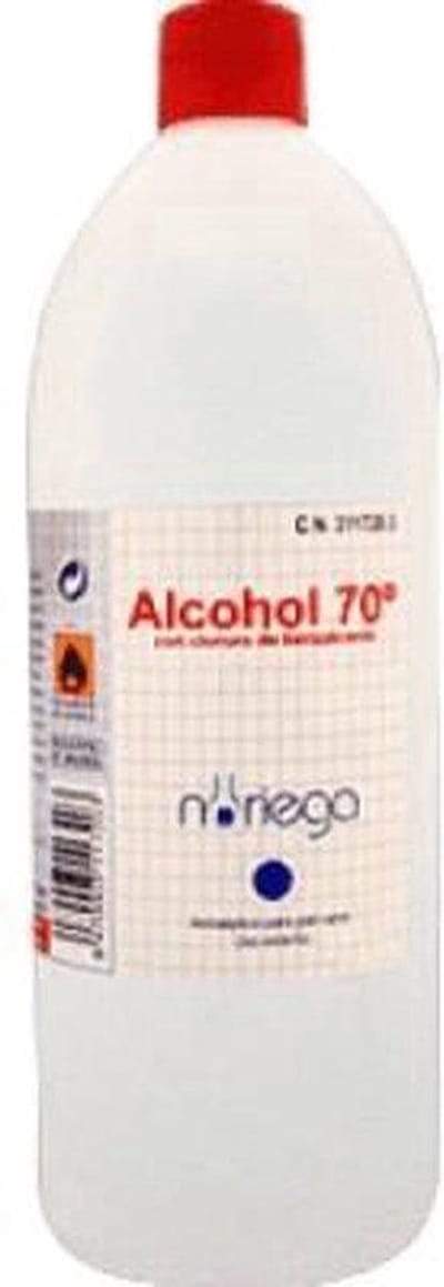 ALCOHOL  70% 5 liter (5 FLESSEN VAN 1 LITER)  Desinfectie van je werkplek, school, thuis