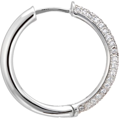 Orphelia ZO-5941 - Oorringen pavé - Zilver 925 - Zirkonia - 2.3 cm