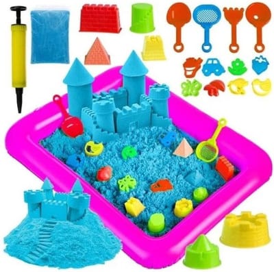 Magic Sand, 1 KG - Zand voor Binnenhuis met Accessoires