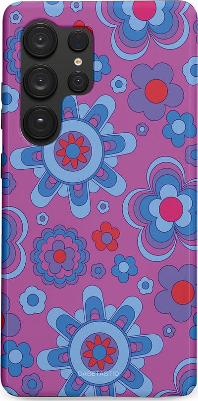 Casetastic Hoesje Geschikt voor Samsung S25 Ultra - Stijlvolle Beschermende Duo-layer Case - Retro relax