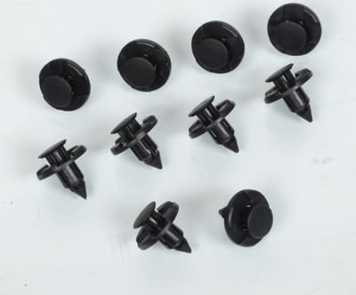 Lot 10 rivet clip plastique de carrosserie carénage pour moto scooter Ø8mm tete 20mm Neuf