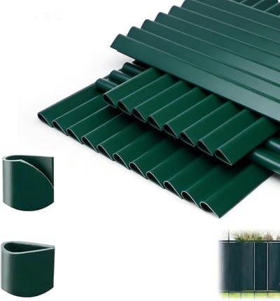 35 stuks PVC bevestigingsclips voor inkijkbescherming, zichtwerende strips en dubbelstaafmatten voor tuinpoorten en balkons