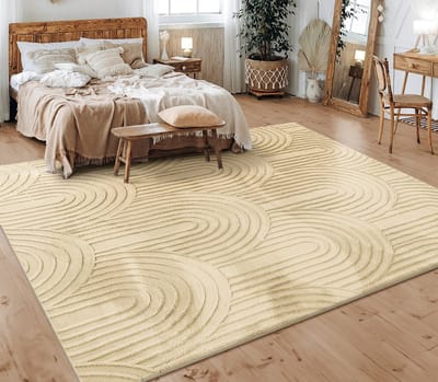 Paco Home Vloerkleed Woonkamer Laagpolig Patroon Scandinavisch Boho Patroon Geometrisch 120x160 cm