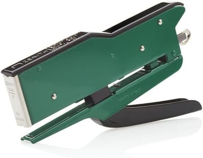 Stapler in groen-zwart - Stevige constructie met comfortabele grip voor kantoor en thuis