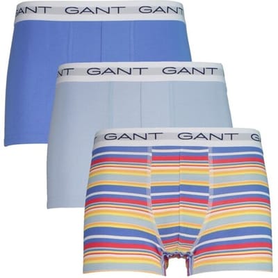 Gant Ondermode Multi Stripe Trunk 3Pack Perfect Blue / male