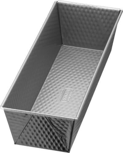 Broodbakvorm 35 x 115 cm - Voor 1500 g brood - Bakvorm cake - Antiaanbaklaag - Zuurdesembestendig - Greeprand - Antraciet