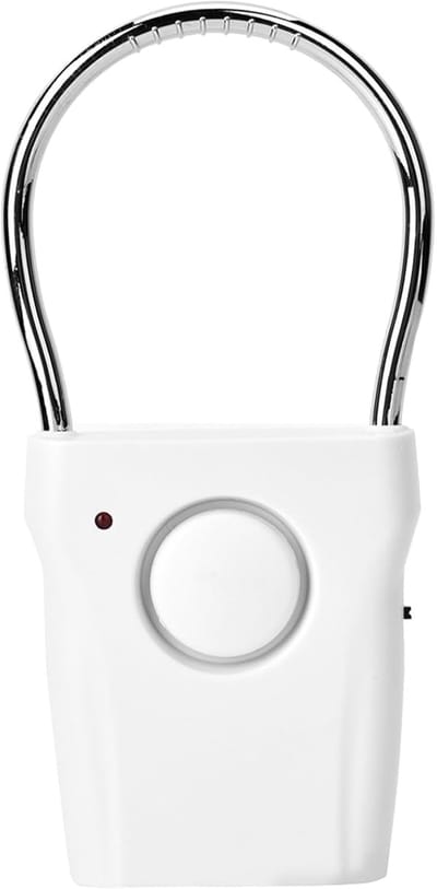Deurklink Alarm - Aanraaksensor Beveiliging - Extra Veiligheid - 120dB Luid Geluid - 2 Stuks - Zilverkleurig