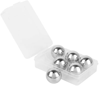 Dailygoods- IJsblokjesmachine Roestvrij Staal - IJsblokjesvorm - Herbruikbare IJsblokjes - Koelballen - Voor Wijn/Bier - Lange Vriestijd - Whiskystenen