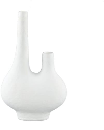 PTMD Hann Vaas - 22 x 10 x 36 cm - Poly - Wit