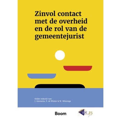 Zinvol Contact Met De Overheid En De Rol Van De Gemeentejurist - Montaigne