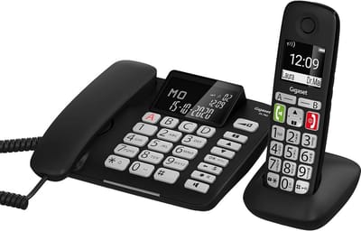 Groot display vaste telefoon met beller ID en extra groot toetsenbord