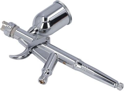 Complete Airbrush Kit met 0.5mm Nozzle voor Modelverf, Meubelreparatie en Precisie Spuiten met Vloeistof- en Patroonregeling