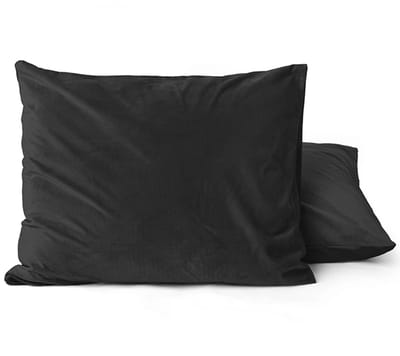 Zavelo Easy All-in-one-Dekbed Velvet Kussenslopen Zwart (2-stuks)
