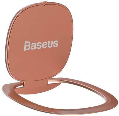 Baseus - ultradunne - zelfklevende ringhouder telefoonstandaard roze - (SUYB-0R)