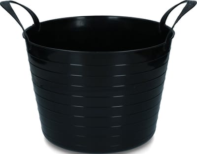 Vplast Emmer V-Trug Flexi 40 liter Zwart