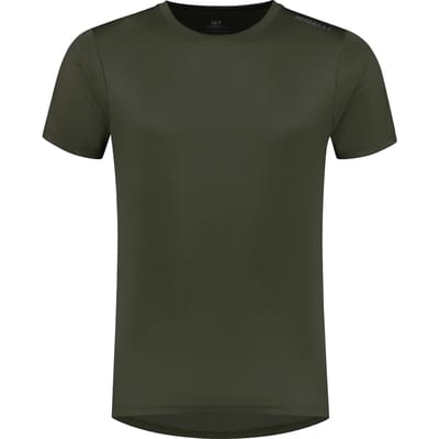 Rogelli Promo Heren Hardloopshirt - Korte mouw - Groen