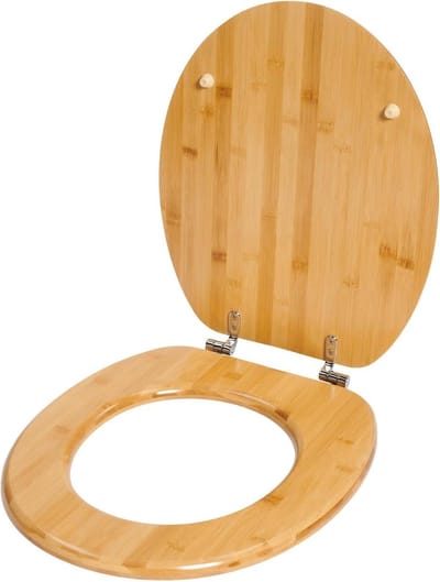 Toiletbril Met Deksel - WC Bril - Badkamer Upgrade - Duurzaam Bamboe Hout - Universele Pasvorm - Natuurlijk Bamboe