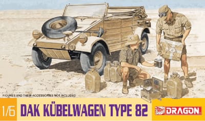 Dragon Modelbouwpakket Militaire voertuigen - 75021 Dak Kübelwagen Type 82 Plastic - 1:6 - Modelbouw
