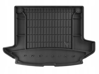 Frogum - DryZone - Kofferbakmat 3D met Organizer - Geschikt voor KIA Carens III (2006-2013) - Met originele kofferbak-organizer - TPE Rubber - Zwart