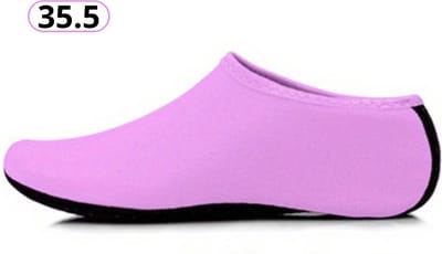 Livano Waterschoenen Voor Kinderen & Volwassenen - Aqua Shoes - Aquaschoenen - Afzwemschoenen - Zwemles Schoenen - Paars - Maat 35.5