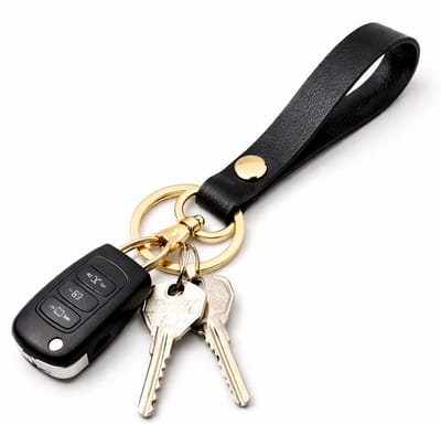 Luxe Dames Sleutelhanger I Sleutelhouder I Autosleutelhanger I Moderne Stijl I Met Dubbele Sleutelringen I Zwart