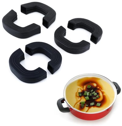 Siliconen handgrepen voor potten - antislip - 6 stuks - multifunctioneel