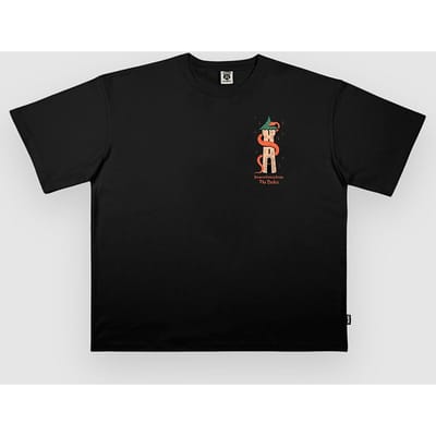 The Dudes European Fantasy Tower Classic Oversize T-Shirt zwart