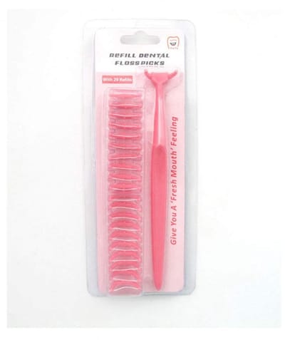 Dailygoods- Tandenstokers Slijtvast - Tandenreinigen - Ergonomisch Handvat - Vervangbare Koppen - Milieuvriendelijk - UHWMPE 400D Materiaal - Flossers