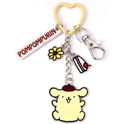 The Carat Shop - Hello Kitty Pompompurin Unisex Sleutelhanger - meerkleurig - Standard