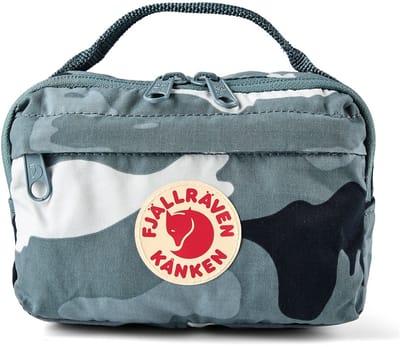 Fjällräven gordeltas schoudertas Kånken Graphics Hip Pack Nimbus Blue - Hidden Animals blauwgrijs