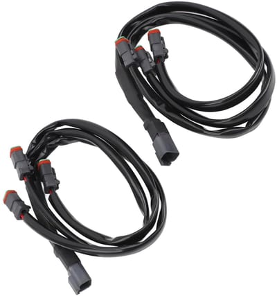 Krachtige Wiring Harness Adapter Splitter voor LED Lichtbalken, LED Kubussen en Werkverlichting (3 in 1)