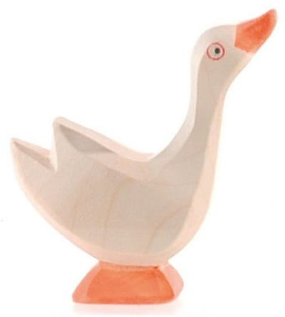 Houten Ganzenkuiken - Hoofd Hoog (Ostheimer)