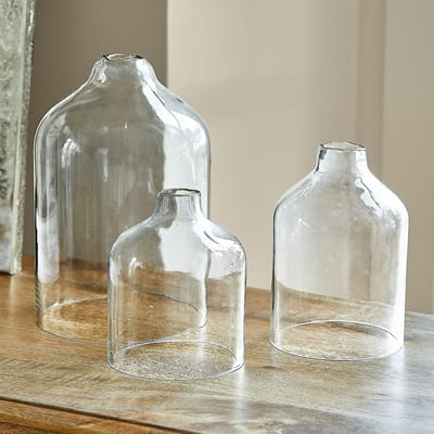 LOBERON Windlicht set van 3 Xalvent helder