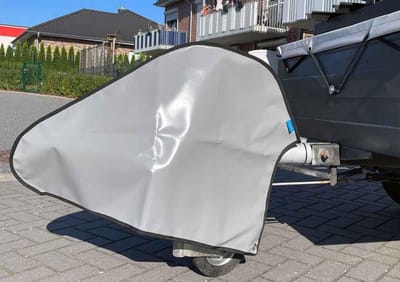 Disselafdekking voor caravans en aanhangers - UV-bestendig en duurzaam (91 x 59 cm, maat 13)
